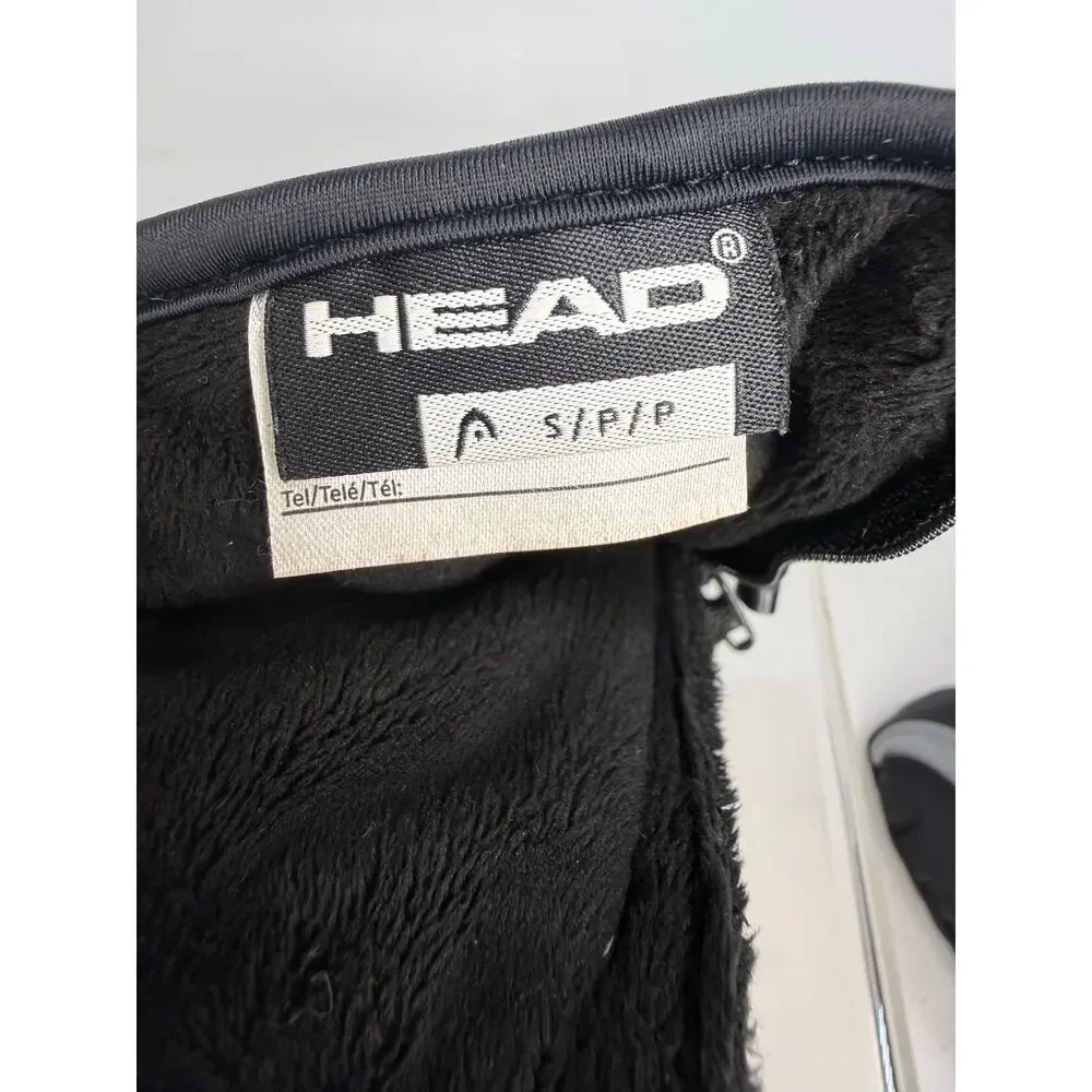 Head Jr. Ski Mittens in Black, Gray, and DayGlo. Size S